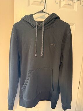 Prana Black Pullover Hoodie with Drawstring